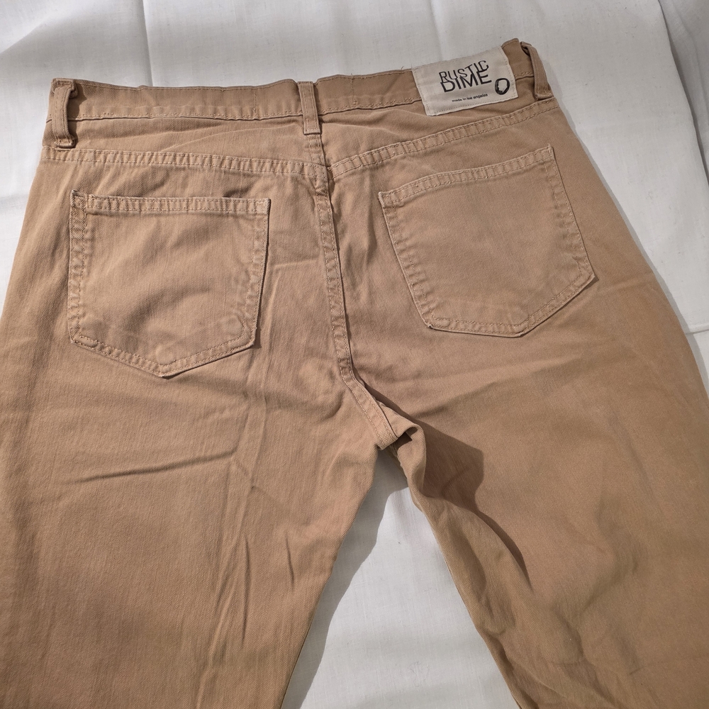 Rustic Dime Men's Slim Fit  Chino Denim Pants, 32x31, Made In LA